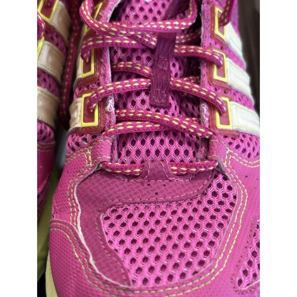 adidas Kanadia TR 4 Women's 8.5 Pink Lime Green Trail Running Sneakers